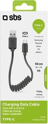 Obrázek produktu pro sbs TECABLETYPCSK sbs USB 2.0 A/USB C Kabel   0,17 - 0,50 m