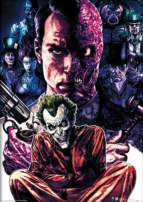 Zdjęcie produktu dla DC Comics – Criminally Insane – reprodukcja – 30 x 40 cm – plakat