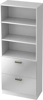 Produktbild von HAMMERBACHER Hängeregistraturschrank Maße: 80 x 200,4 x 42 cm (B x H x T) Werkstoff: Holz, melaminharzbeschichtet