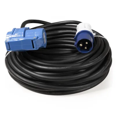 Produktbild von CEE-Verlängerungskabel McPower, 10m H07RNG 3G2,5, 230V, IP44
