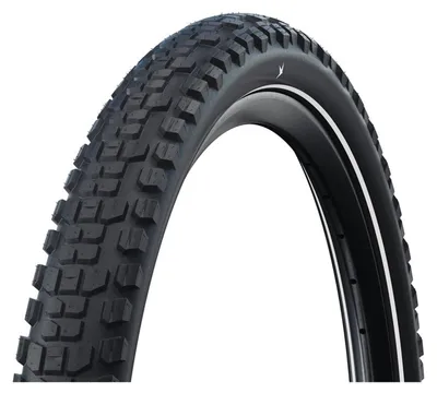 Immagine prodotto di Schwalbe Johnny Watts – con cavo – Addix – DD – Greenguard – 27,5 x 2,35 – Nero + riflettente