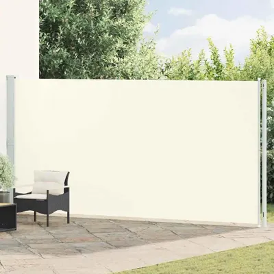 Productafbeelding van Uittrekbare zonnescherm, duurzaam PE-materiaal, veelzijdig gebruik buitenshuis, legergroen