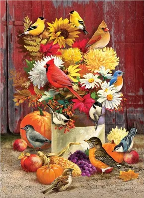 Produktbild von COBBLE HILL Herbst Bouquet Puzzle 1000 Teile