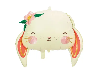 Immagine prodotto di Palloncino in foil coniglietto 65cm beige arancio