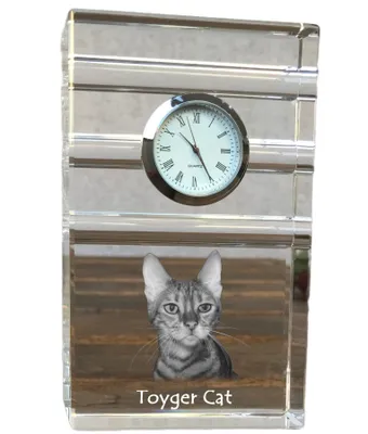 Produktbild von Toyger Katze dreistreifige Uhr mit Katze Art-Dog