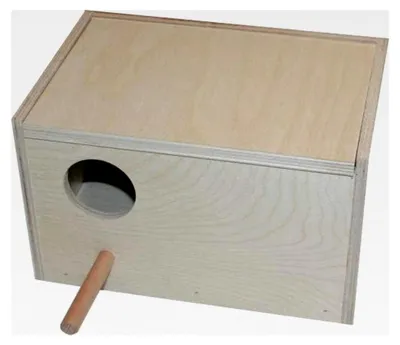 Produktbild von Nistkasten für Wellensittiche mit Anflugstange B 20,5 x T 14,0 x H 12,5 cm