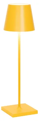 Immagine prodotto di Zafferano - Lampada a led da tavolo Poldina Pro Ocra ricaricabile e dimmerabile - 2.2W 2200-2700-3000K
