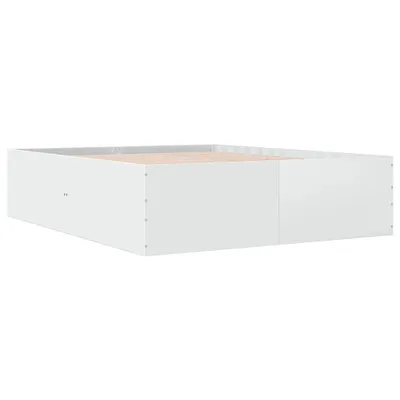 Produktbild von Bettgestell Weiß 150x200 cm Holzwerkstoff