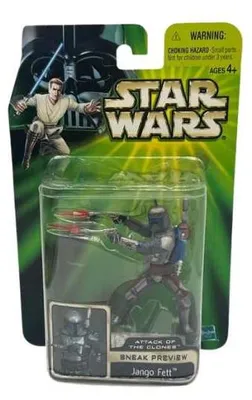 Zdjęcie produktu dla Hasbro Star Wars: Jango Fett – zapowiedź z Epizodu II (MOC)