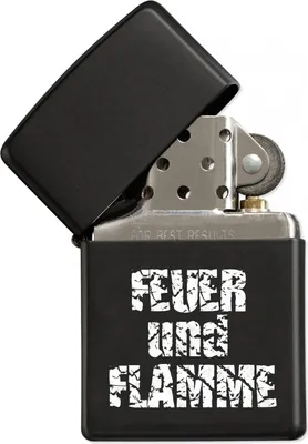 Produktbild von Feuer und Flamme - Benzinfeuerzeug