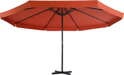 Obrázek produktu pro vidaXL Slunečník Aluminium Mast 500 cm Terracotta Red