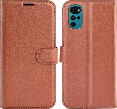 Produktbild von Motorola Moto G22 Hülle - Coverup Klapphülle - Braun