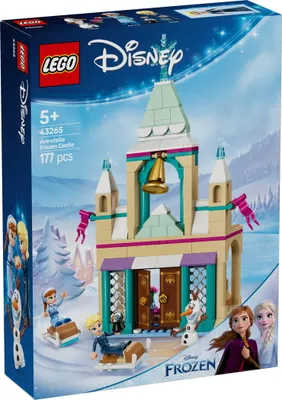 Productafbeelding van LEGO ǀ Disney Frozen, Het Kasteel van Arendelle, speelset met de prinsessen Elsa, Anna en Olaf, en een pinguïnfiguur. Dit fantasierijke speelset is een cadeau voor meisjes vanaf 5 jaar. Artikelnummer: 43265