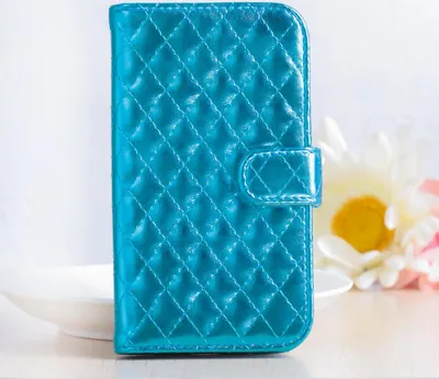 Produktbild von Samsung Galaxy S3 (i9300) Karo Metallic Tasche TÃ1/4rkis