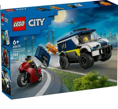 Zdjęcie produktu dla LEGO City Furgonetka policyjnego konwoju więziennego, Zestaw do budowania, 6 lat(a), Plastik, 198 szt., 367 g