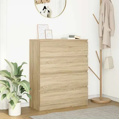 Zdjęcie produktu dla vidaXL Kredens dąb sonoma 80x35x99 cm materiał drewnopochodny