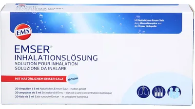 Image de Emser Solution pour inhalation 20 pces