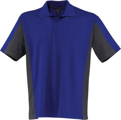 Produktbild von Kübler Shirt-Dress Polo-Shirt blau/anthrazit Gr. L