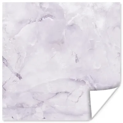 Produktbild von MuchoWow® Poster Marmor - Füllstoff - Rosa 100x100 cm - Babyzimmer