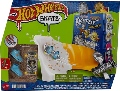 Obrázek produktu pro Hot Wheels Skates cereáliový fingerboard skatepark HTP09