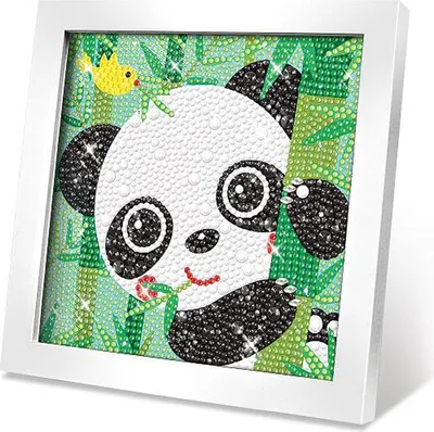 Obrázek produktu pro Kreativní set obraz s kamínky panda 17cm