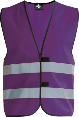 Produktbild von Korntex Unisex Warnschutz für Kinder Funktionsweste KWW100 Violett XS (3-6 Years)