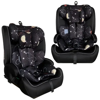 Produktbild von XOMAX HC02S Kindersitz ISOFIX 9–36kg Gruppe 1/2/3 | ECE R129 i-Size | Mitwachsend, höhenverstellbar, 5-Punkt-Gurt & Top Tether, Sitzerhöhung