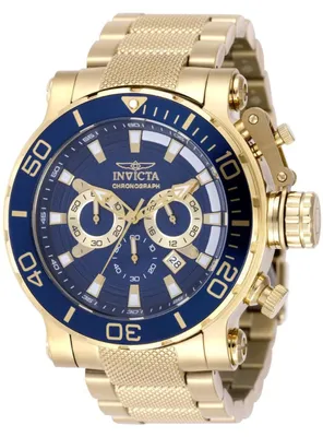 Produktbild von Invicta Coalition Forces 50229 Herrenuhr - Quarzwerk - Edelstahl mit blauem Zifferblatt - 52 mm