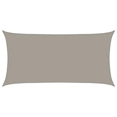Image de vidaXL Voile d'ombrage 160 g/m² Rectangulaire Gris clair 4x7 m HDPE