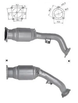 Produktbild von VEGAZ Katalysator Kat für AUDI A4 Avant (8K5, B8) Euro 6 AK-348