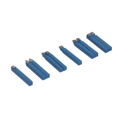 Imagen del producto de Herramientas para tornos, herramientas de corte para tornos metálicos, herramientas para tornos metálicos, herramientas de torneado, punta de carburo, juego de corte