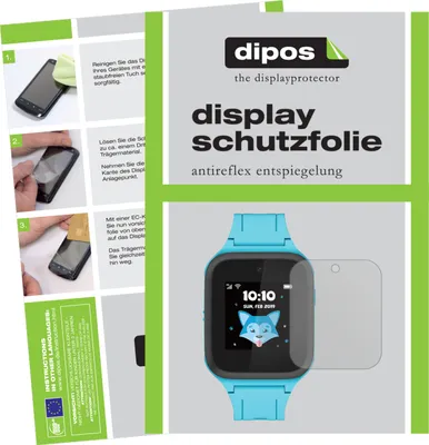 Produktbild von 1x Schutzfolie für TCL Movetime Family Watch MT40S matt Displayschutzfolie Folie Display Schutz dipos