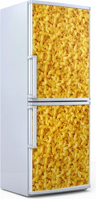 Produktbild von Kühlschrankdekoration 70x180 cm Aufkleber auf dem Kühlschrank - Makkaroni und Käse
