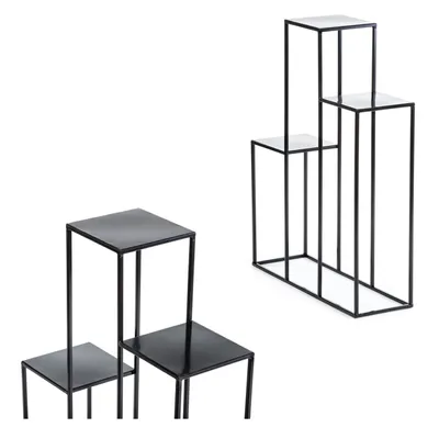 Immagine prodotto di Howhomely scala floreale in metallo 80 cm, nero