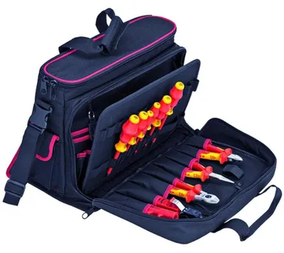 Produktbild von KNIPEX 0307523 Werkzeugtasche mit gefütterter Innentasche für Laptop und