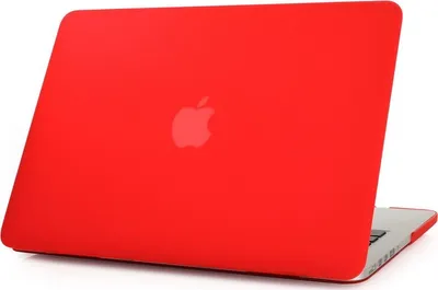 Produktbild von Mobigear Matte MacBook Pro 13 Zoll (2012-2015) Hardcase Hülle MacBook Case - Rot - Model A1425 / A1502