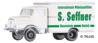 Produktbild von Tillig LKW H3A Kofferaufbau Spedition Seffner 19066