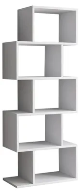 Produktbild von Holz Bücherregal "Meric" 60 x 30 x 150 cm - Weiß