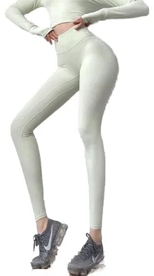 Produktbild von Atmungsaktive Damen-Yoga-Leggings mit hoher Taille