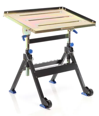 Schweißtisch klappbar, 150 kg, höhenverstellbar, 760x510 mm, fahrbar