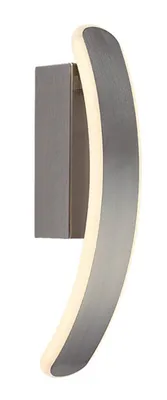 Image de Rabalux 71088 Appliques murales Jarnelle LED 12 en métal et plastique, finition chrome satiné