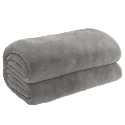 Produktbild von The Living Store Gewichtsdecke mit Bezug Grau 200x225 cm 13 kg Stoff
