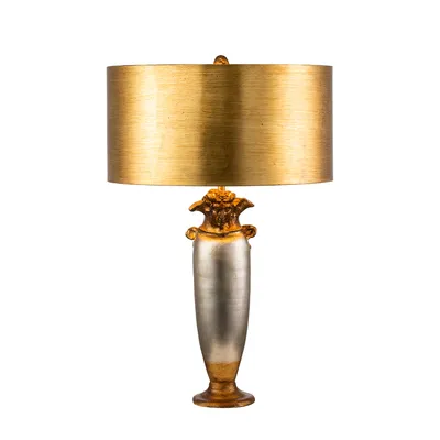 Obrázek produktu pro Stolní lampa Elstead Bienville E27 stříbrná, zlatá a hnědá
