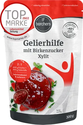 Produktbild von BORCHERS Premium Gelierhilfe mit Birkenzucker Xylit 300g