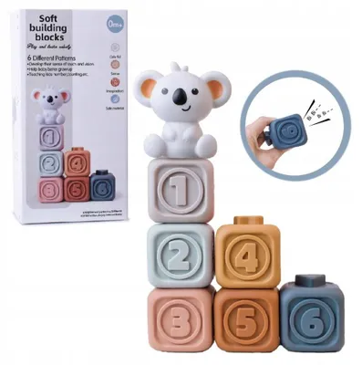 Produktbild von Askato Sensorikwürfel Koala Lernspielzeug Baby