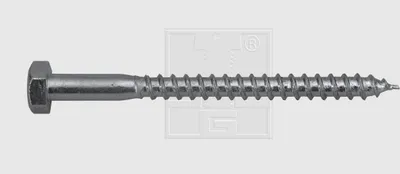 Produktbild von SWG Sechskant-Holzschraube DIN 571 8 x 140 mm VZ SW13  50 Stück