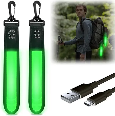 Productafbeelding van Led veiligheidslampjes schooltas - Set van 2 - Waterdicht