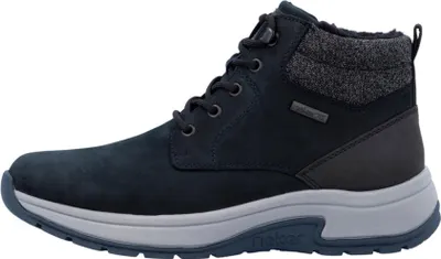 Produktbild von Rieker Herren Stiefelette sportlich wasserabweisend Warmfutter 11004, Größe:47 EU, Farbe:Blau