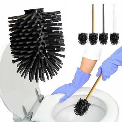 Produktbild von Sepio WC-Bürstenkopf aus Silikon 7,5 x 10 cm, Schwarz
