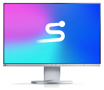 Produktbild von EIZO FlexScan EV2450-GY, 60,5 cm (23.8"), 1920 x 1080 Pixel, Full HD, LED, 5 ms, Grau